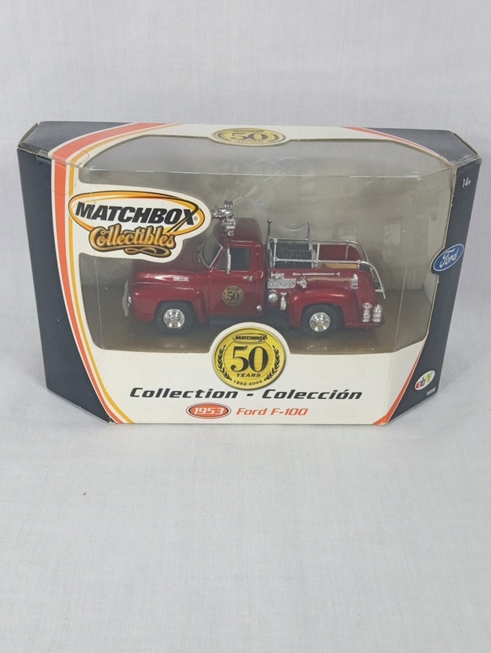 Matchbox Collectibles Maroon Fire Truck 1953 Ford F-100
